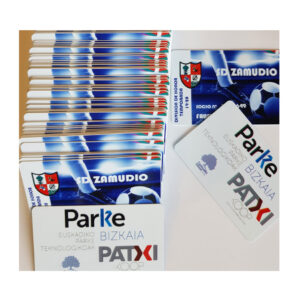 Carnets del S.D. Zamudio y Carnets del Euskadio Parke Teknologikoak BIZKAIA PATXI KOOP